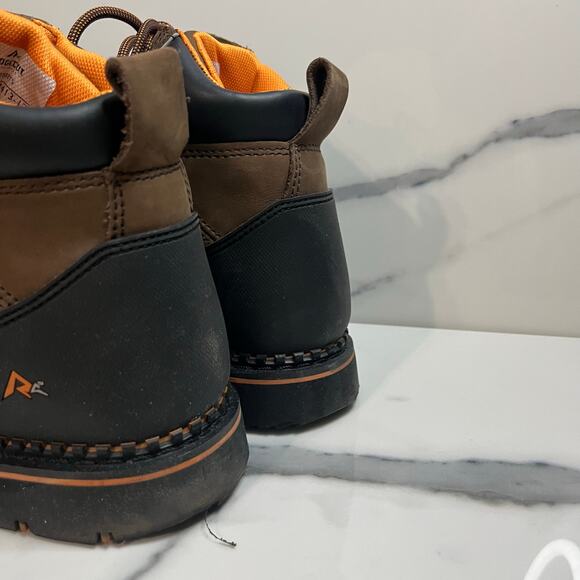 Ridgecut RCT002TS Toughwear Leather Steel Toe Waterproof Work Boots Size 10 - Picture 5 of 9